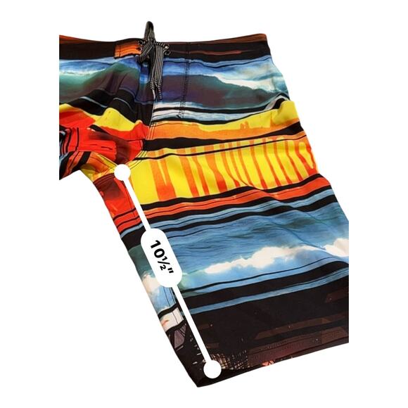 ⸻

Ocean Current Boys Board Shorts Size 12 Multicolored Scenic 
Surf Beachwear - Picture 7 of 8